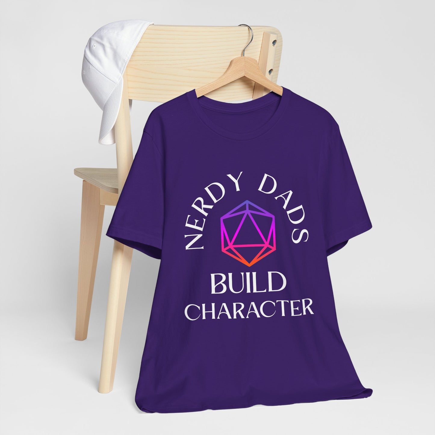 Nerdy Dads Build Character T‑Shirt