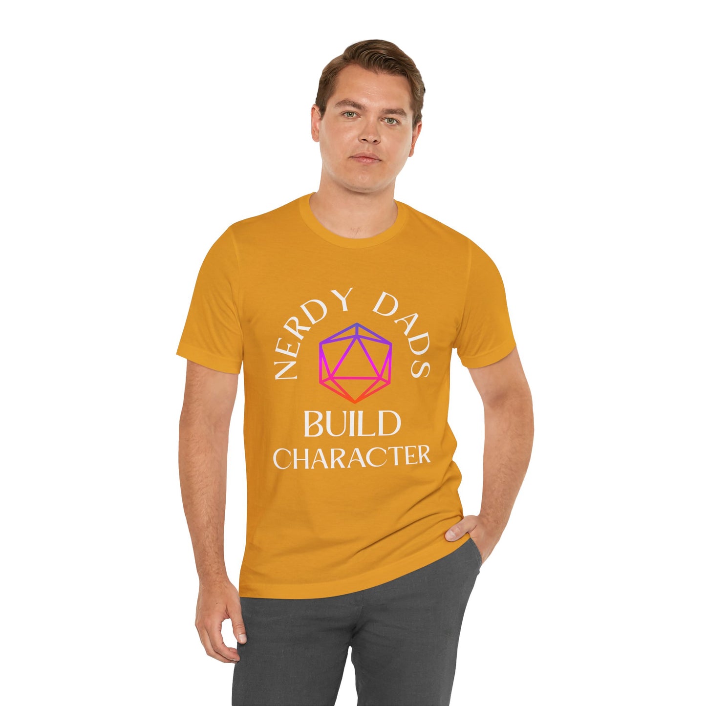 Nerdy Dads Build Character T‑Shirt