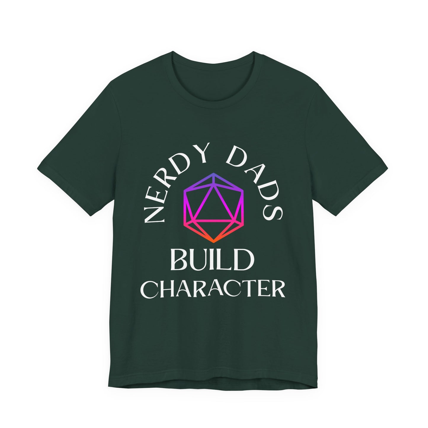 Nerdy Dads Build Character T‑Shirt