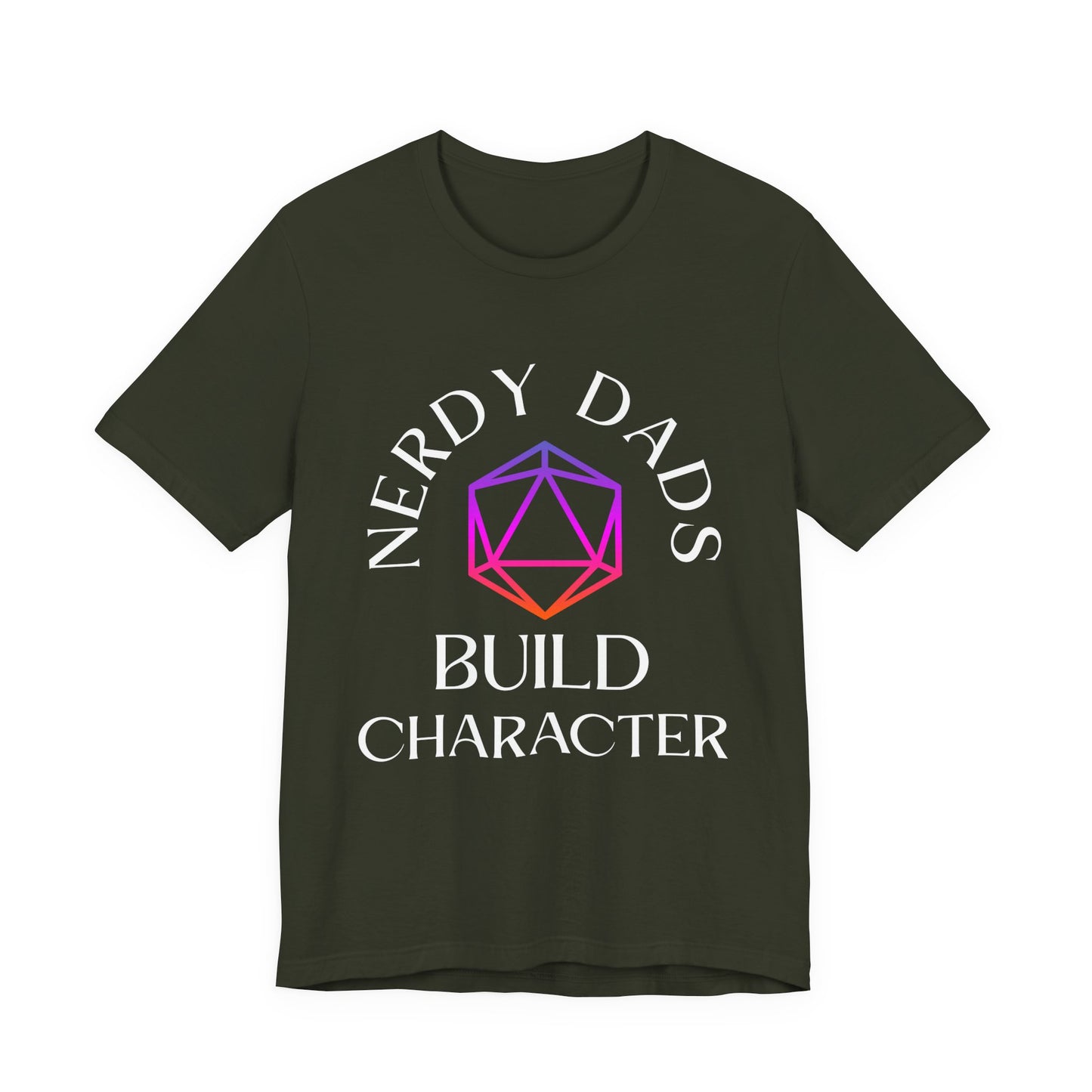 Nerdy Dads Build Character T‑Shirt