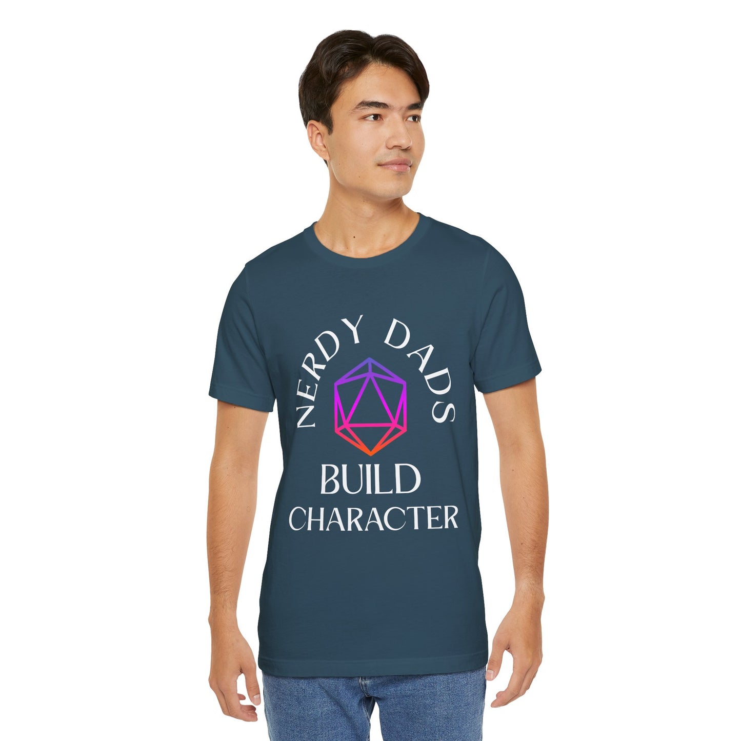 Nerdy Dads Build Character T‑Shirt