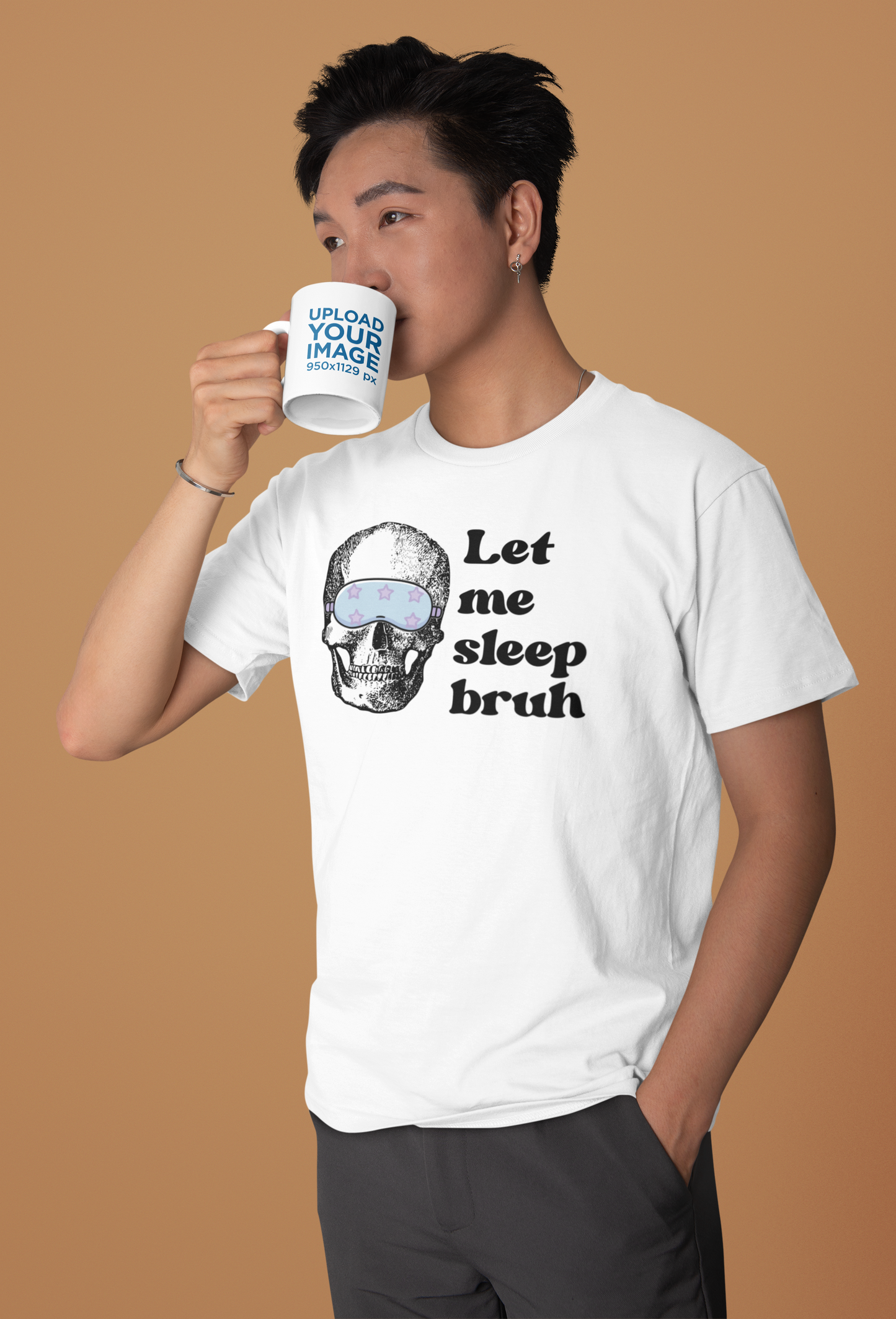 Let Me Sleep Bruh T‑Shirt