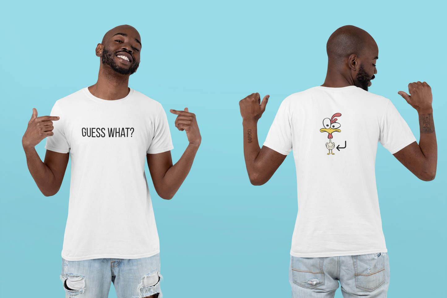 Guess What? Chicken Butt T‑Shirt