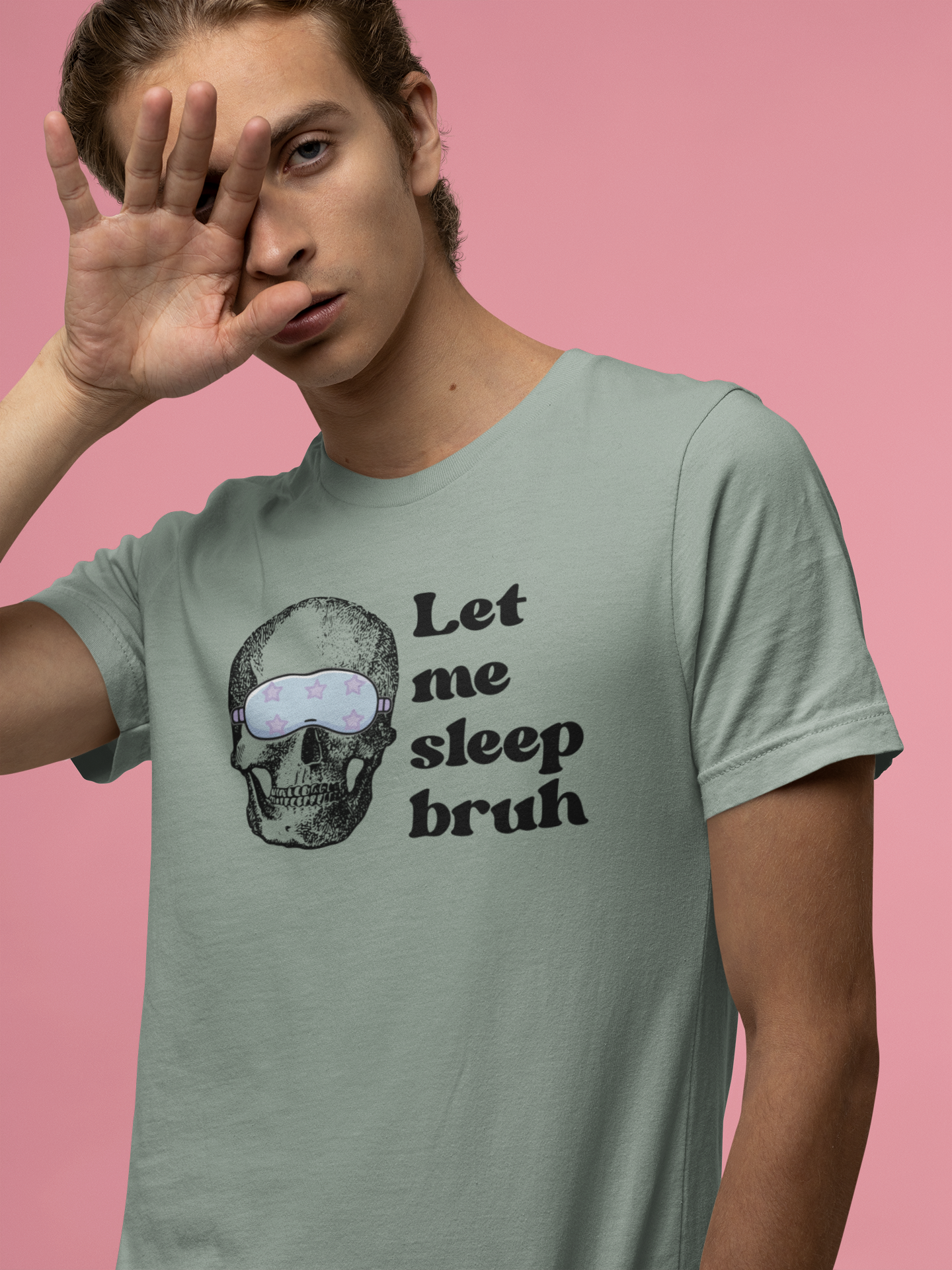 Let Me Sleep Bruh T‑Shirt