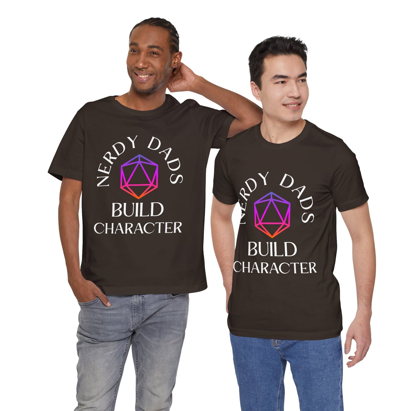 Nerdy Dads Build Character T‑Shirt